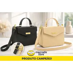 Kit 2 bolsas femininas transversais