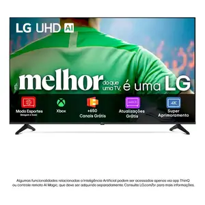 Smart TV LG 50" 4K com IA